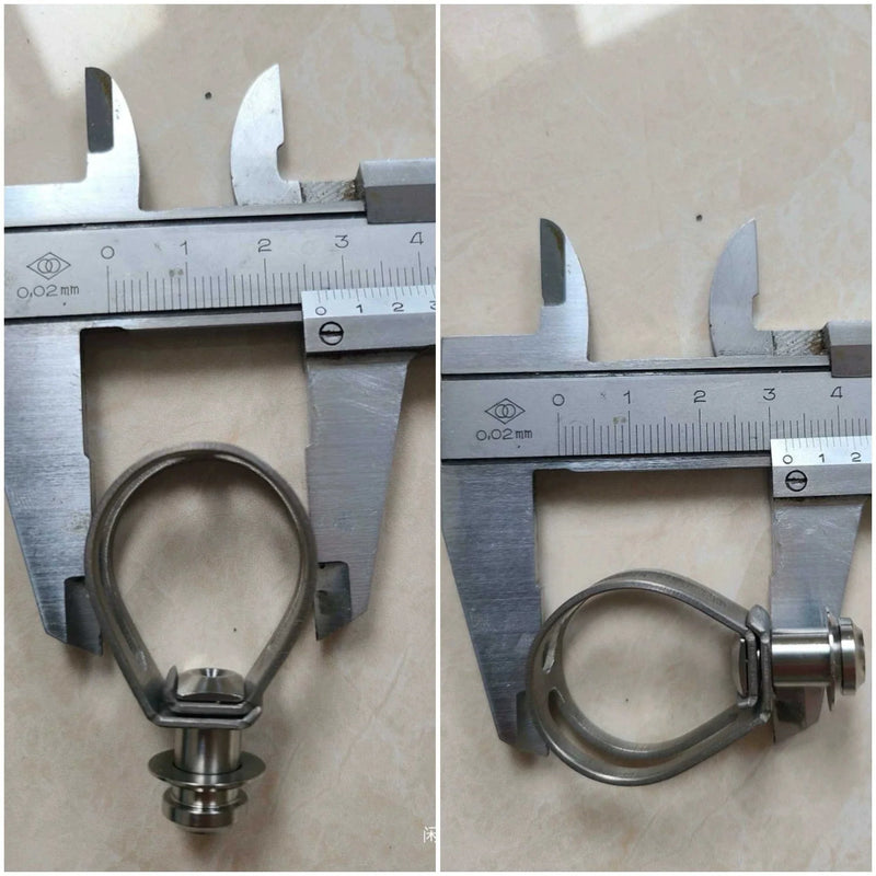 15.2g Shimano & Campagnolo & Partial SRAM Shifter Clamp Ring Kit — Hollow TC4 Titanium Bolts