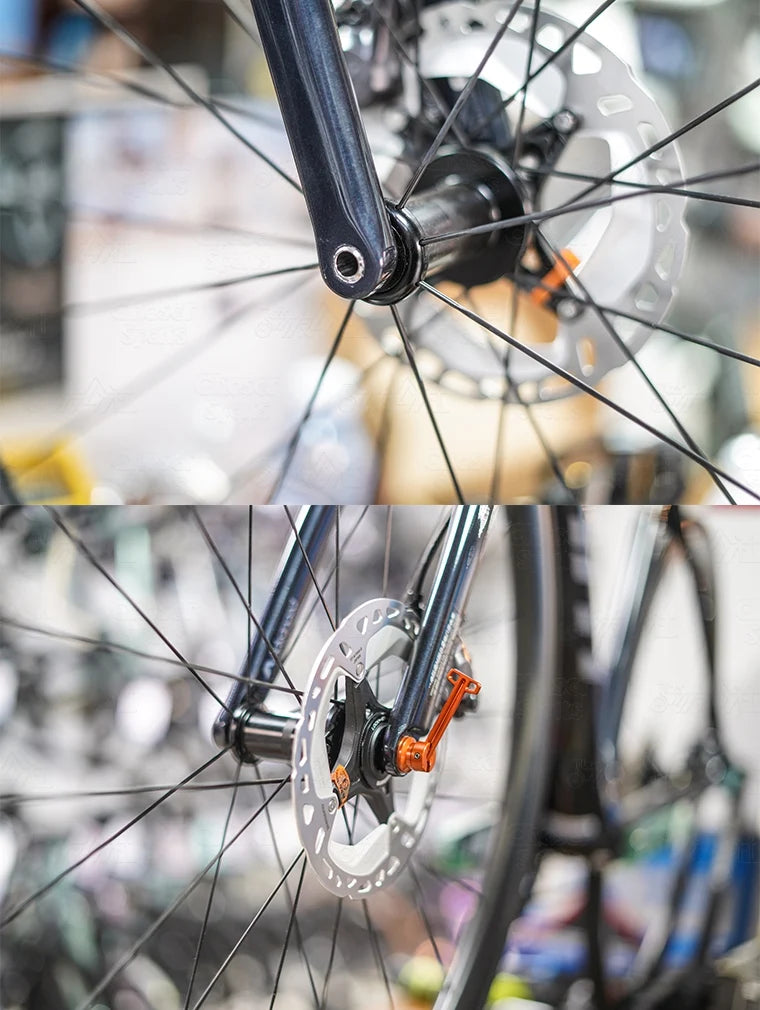 CHASER 12mm Ultralight Titanium Hidden Quick-Release Thru Axle Set for Giant / Liv Road Bikes (TCR, Propel, Defy Series)