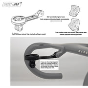 TREK Émonda / Madone Gen 6 Aeolus RSL Integrated Computer — NJ276G Single Extension Mount with Lower GoPro Interface (Default