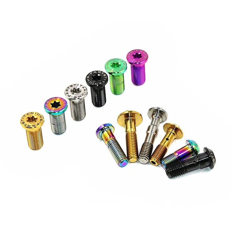 S-PARTS Titanium Derailleur Body Bolts — Shimano R9170 / R8070 / M9000 / M8100