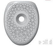 Custom 3D Titanium Stem Cap for Vision Metron 6D – Hand-Finished Art Design