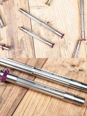 Ultra-Light 39g Titanium Thru Axle for Trek Madone Gen 8 — RSL SLR Gen 8 Aero-Compatible