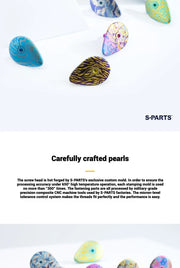 S-PARTS Pinarello 3DAM 3D-Printed Titanium Integrated Stem Cap, compatible with Pinarello Dogma F12 and earlier versions (bef