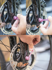 CHASER 12mm Titanium Thru Axle Set for Trek Madone Gen6 / Gen7 / Gen8 — Ultralight Hidden Lever Quick Release