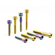 S-PARTS M6 Titanium Stem & Caliper Bolts — 30–70mm — 5mm Hex