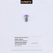S-PARTS Titanium Cable Tension Bolts — M5/M6 — Derailleur & Brake