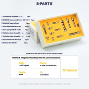 S-PARTS Titanium Bolt Kit for BIGROCK Gen 2 Integrated Handlebar/Stem (13 pcs)