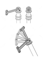 CHASER 12mm Titanium Thru Axle Set for Trek Madone Gen6 / Gen7 / Gen8 — Ultralight Hidden Lever Quick Release