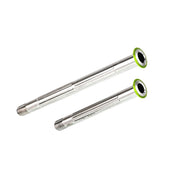 Chaser Ultralight Titanium Thru Axle Set for GIANT TCR & Propel — TC11 — Green - Front 116mm + Rear 161mm (37g per set)