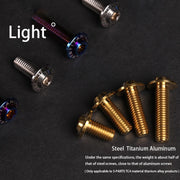 S-PARTS A3 D15 M6 Umbrella Head Titanium Bolts — 8–40mm