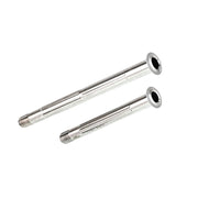 Chaser Ultralight Titanium Thru Axle Set for GIANT TCR & Propel — TC11 — Silver - Front 116mm + Rear 161mm (37g per set)