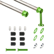 Ultralight Titanium Alloy Concealed Quick-Release Thru-Axle for Road — Green