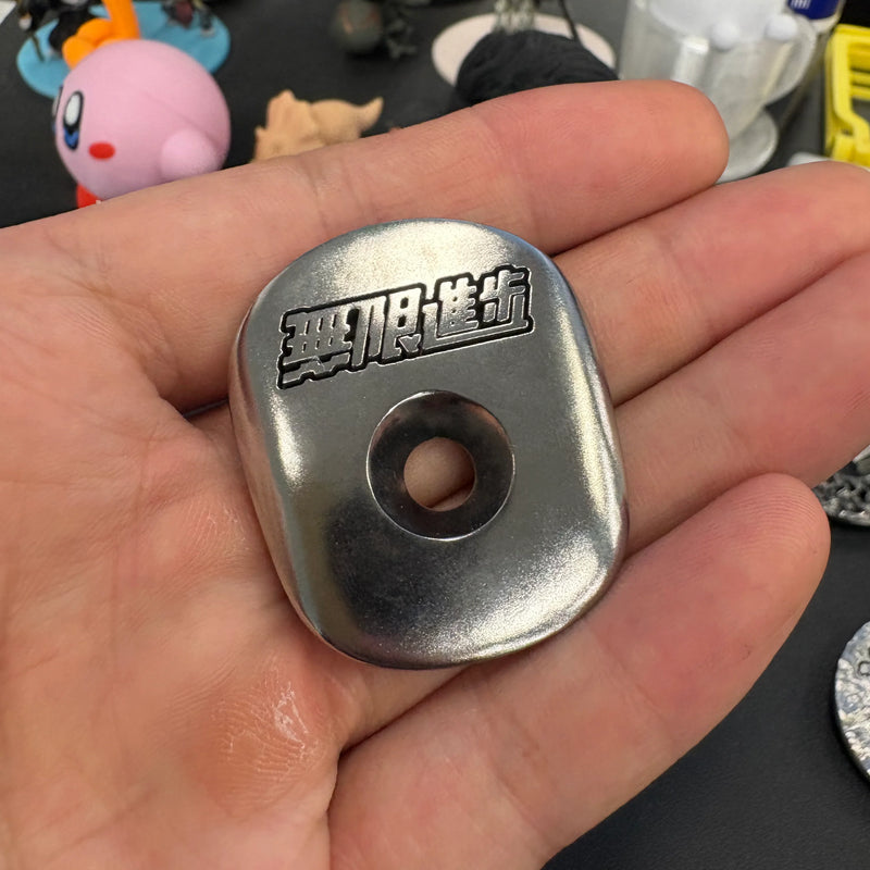 Customizable Titanium 3D-Printed Top Cap for ENVE SES Aero Pro/AR In-Route Handlebar – Color & Text Options