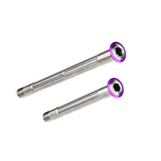 Chaser Pinarello DOGMA F Titanium Thru Axle Set – Ultra-Light 34g CNC Axles — Purple