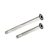 Chaser Ultralight Titanium Thru Axle Set for GIANT TCR & Propel — TC11 — Black - Front 116mm + Rear 161mm (37g per set)