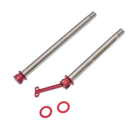 CHASER 12mm Titanium Thru Axle Set for Trek Madone Gen6 / Gen7 — Madone Gen6/Gen7 – 118 mm / 165 mm – 66.5 g / pair / Red