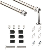 Ultralight Titanium Alloy Concealed Quick-Release Thru-Axle for Road — Silver