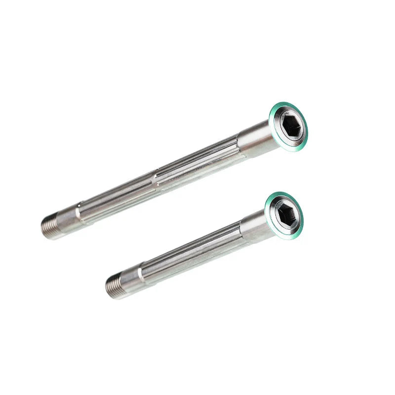 Chaser Pinarello DOGMA F Titanium Thru Axle Set – Ultra-Light 34g CNC Axles — Cyan