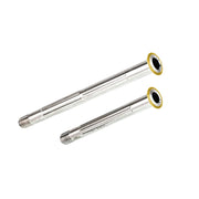 Chaser Ultralight Titanium Thru Axle Set for GIANT TCR & Propel — TC11 — Gold - Front 116mm + Rear 161mm (37g per set)