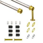 Ultralight Titanium Alloy Concealed Quick-Release Thru-Axle for Road — Gold