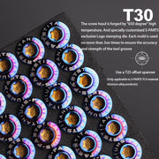 S-PARTS A3 D15 M6 Umbrella Head Titanium Bolts — 8–40mm