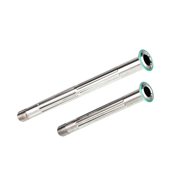 Chaser Ultralight Titanium Thru Axle Set for GIANT TCR & Propel — TC11 — Cyan - Front 116mm + Rear 161mm (37g per set)