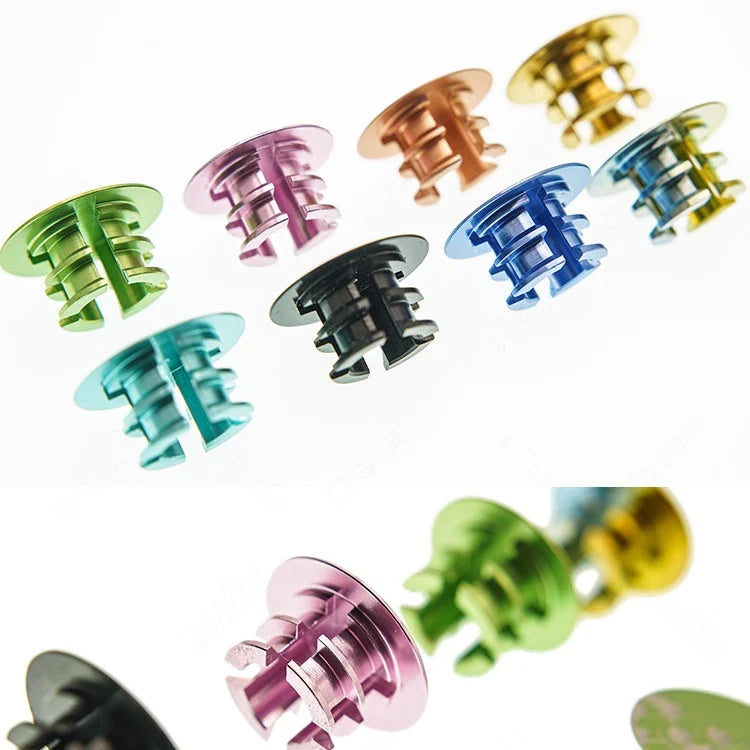 CNC Aluminum Titanium Handlebar End Plugs — 4.2g Road MTB Folding Bike Compatible