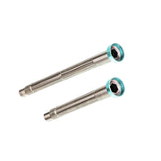 Chaser Ultralight Titanium Thru Axle Set — For SEKA Spear & Exceed Road Bikes (34g) — Spear Compatible / Cyan