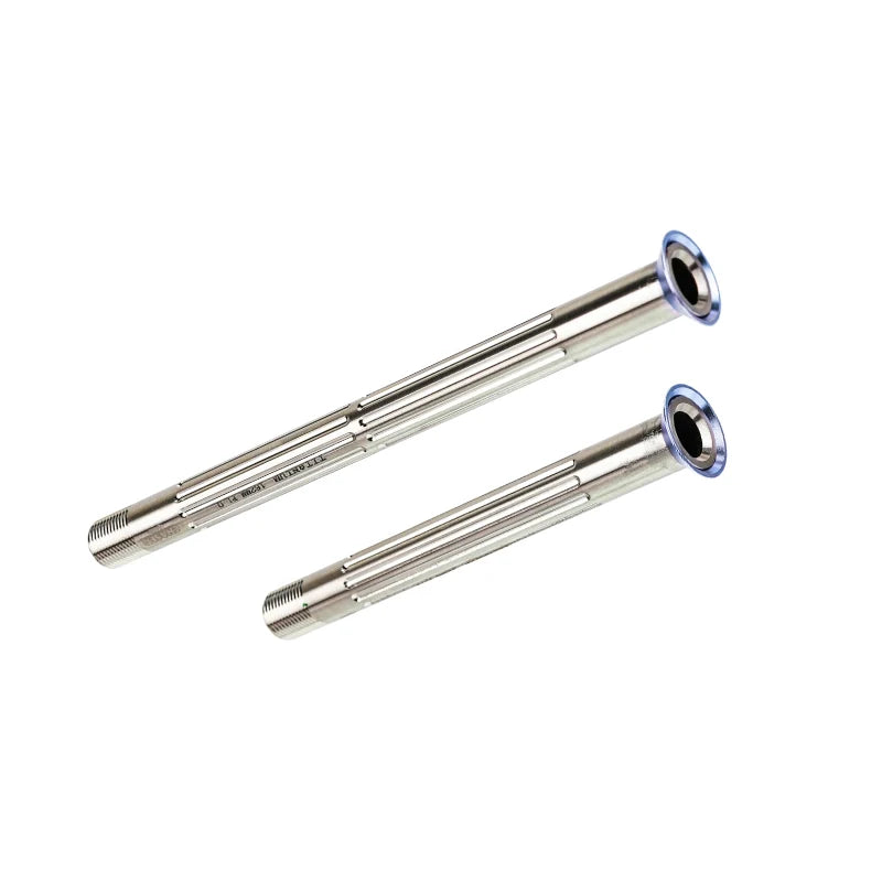 Ultra-Light Titanium Thru-Axle Set for Road Bikes — Compatible with Specialized/Roubaix/Tarmac SL6/SL7/SL8/SL9/Crux — Blue