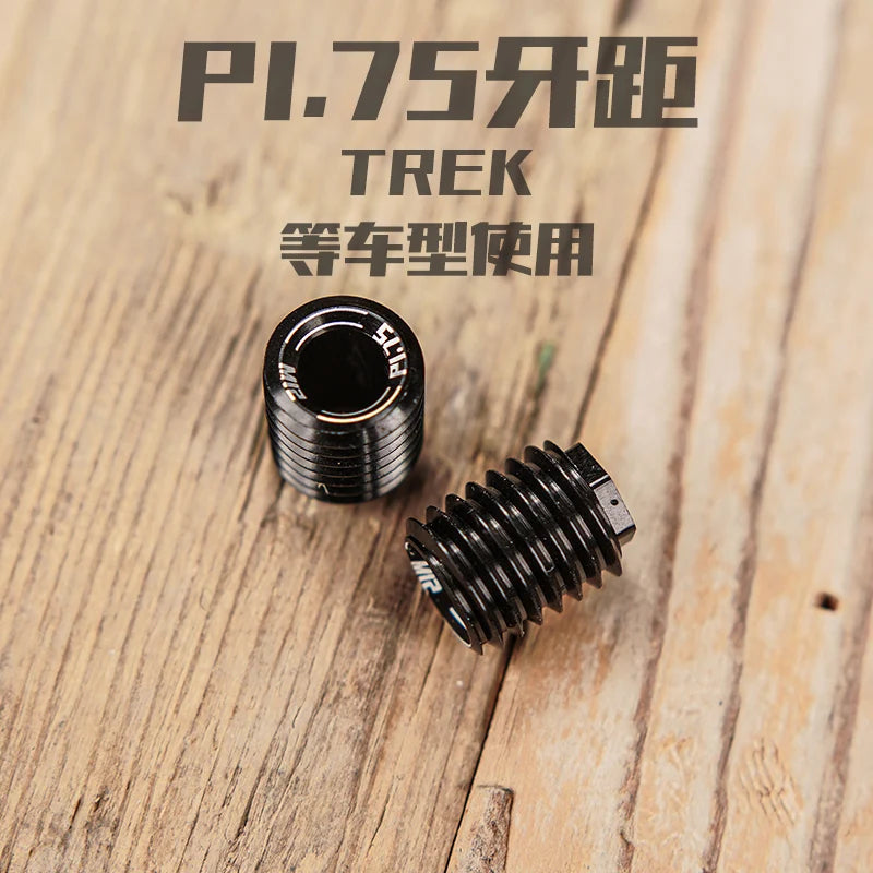 Ultralight Titanium Alloy Concealed Quick-Release Thru-Axle for Road — TREK-Specific Option: P1.75 Thread Pitch Module x2