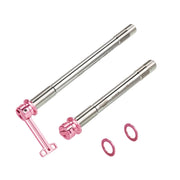 CHASER 12mm Ultralight Titanium Hidden Quick-Release Thru Axle Set for Giant / Liv Road Bikes (TCR, Propel, Defy — Pink