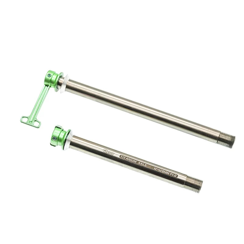 12mm Ultralight Titanium Alloy Concealed Quick-Release Thru-Axle for Sworks Specialized SL9/SL8/SL7/SL6 — Green