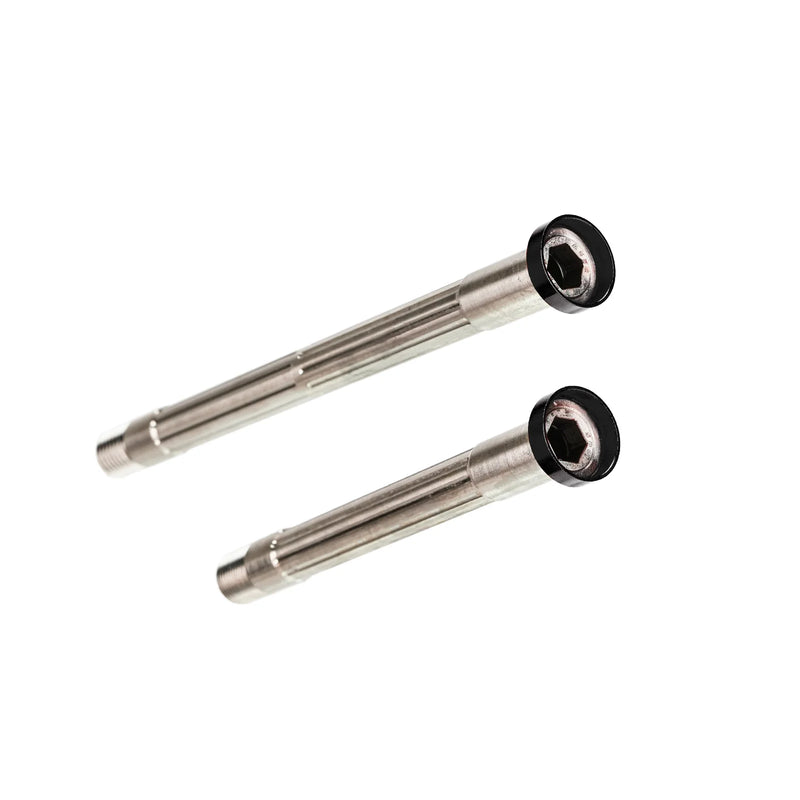 Chaser Ultralight Titanium Thru Axle Set — For SEKA Spear & Exceed Road Bikes (34g) — Spear Compatible / Black