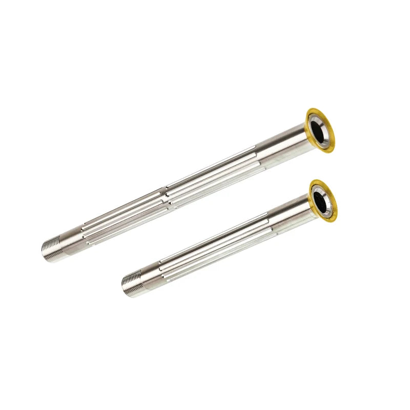 Ultra-Light Titanium Thru-Axle Set for Road Bikes — Compatible with Specialized/Roubaix/Tarmac SL6/SL7/SL8/SL9/Crux — Gold