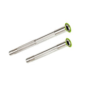 Ultra-Light Titanium Thru-Axle Set for Road Bikes — Compatible with Specialized/Roubaix/Tarmac SL6/SL7/SL8/SL9/Crux — Green
