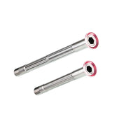 Chaser Ultralight Titanium Thru Axle Set — For SEKA Spear & Exceed Road Bikes (34g) — Exceed Compatible / Pink