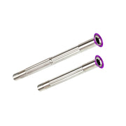 Ultra-Light 39g Titanium Thru Axle for Trek Madone Gen 8 — RSL SLR Gen 8 Aero-Compatible — Purple