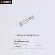 S-PARTS TC4 Titanium Seatpost Clamp Bolt — Specialized SL6 / SL7 / SL8 / SL9 / Venge — Seat Cushion Locking Screw Set