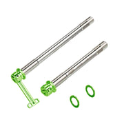 CHASER 12mm Ultralight Titanium Hidden Quick-Release Thru Axle Set for Giant / Liv Road Bikes (TCR, Propel, Defy — Green