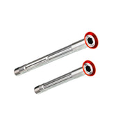 Chaser Ultralight Titanium Thru Axle Set — For SEKA Spear & Exceed Road Bikes (34g) — Exceed Compatible / Red