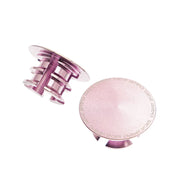 CNC Aluminum Titanium Handlebar End Plugs — 4.2g Road MTB Folding Bike Compatible — Sakura Pink Rune Pair 4.2g
