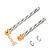 CHASER 12mm Titanium Thru Axle Set for Trek Madone Gen6 / Gen7 / Gen8 — Madone Gen8 – 118 mm / 162 mm – 59 g / pair / Orange