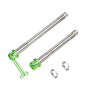 CHASER 12mm Titanium Thru Axle Set for Trek Madone Gen6 / Gen7 / Gen8 — Madone Gen8 – 118 mm / 162 mm – 59 g / pair / Green