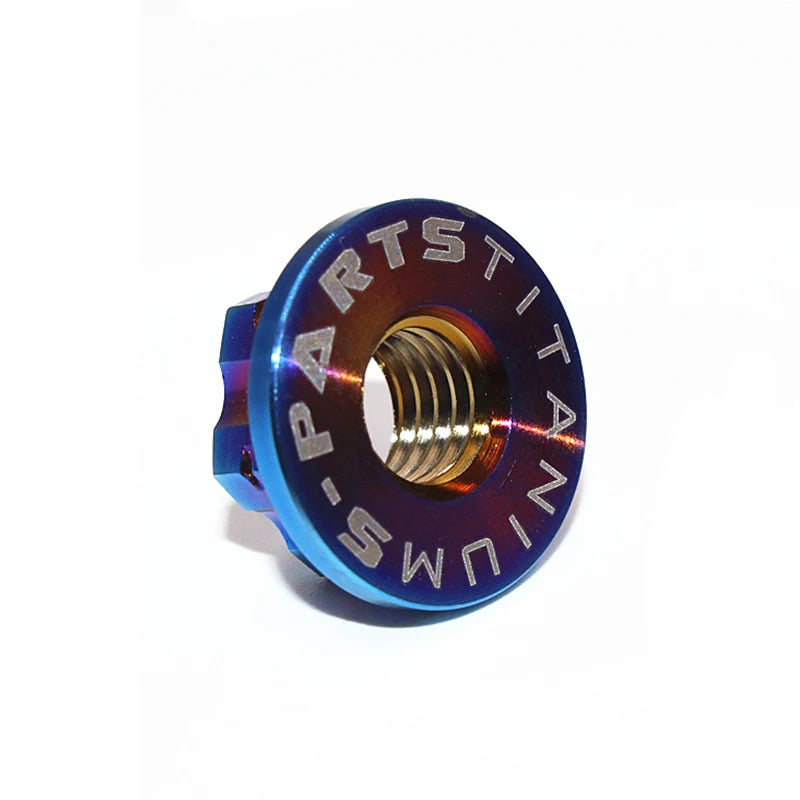 S-PARTS A3 Titanium Flange Nuts — M5 / M6 / M8 / M10 / M12