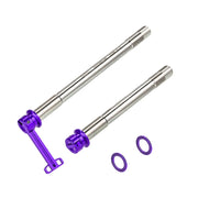 CHASER 12mm Ultralight Titanium Hidden Quick-Release Thru Axle Set for Giant / Liv Road Bikes (TCR, Propel, Defy — Purple