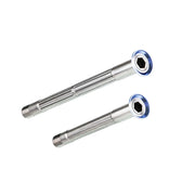 Chaser Ultralight Titanium Thru Axle Set — For SEKA Spear & Exceed Road Bikes (34g) — Blue