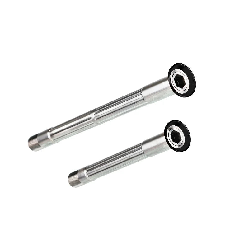 Chaser Ultralight Titanium Thru Axle Set — For SEKA Spear & Exceed Road Bikes (34g) — Exceed Compatible / Black