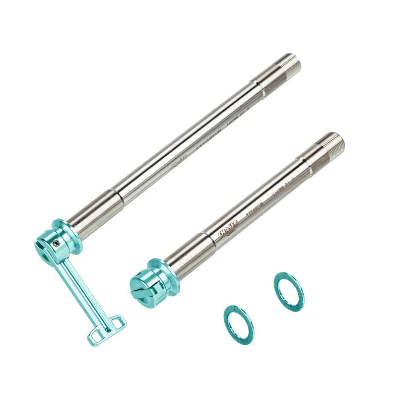Pinarello DOGMA F 2025 Titanium Concealed Thru Axle｜Fits F12 / F10 / GAN / PRINCE — Cyan