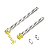 CHASER 12mm Titanium Thru Axle Set for Trek Madone Gen6 / Gen7 / Gen8 — Madone Gen8 – 118 mm / 162 mm – 59 g / pair / Gold