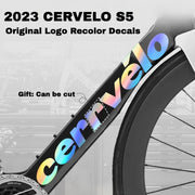 Cervélo S5 Down Tube Logo Color Decals | 2023–2026 Versions | 48–56cm